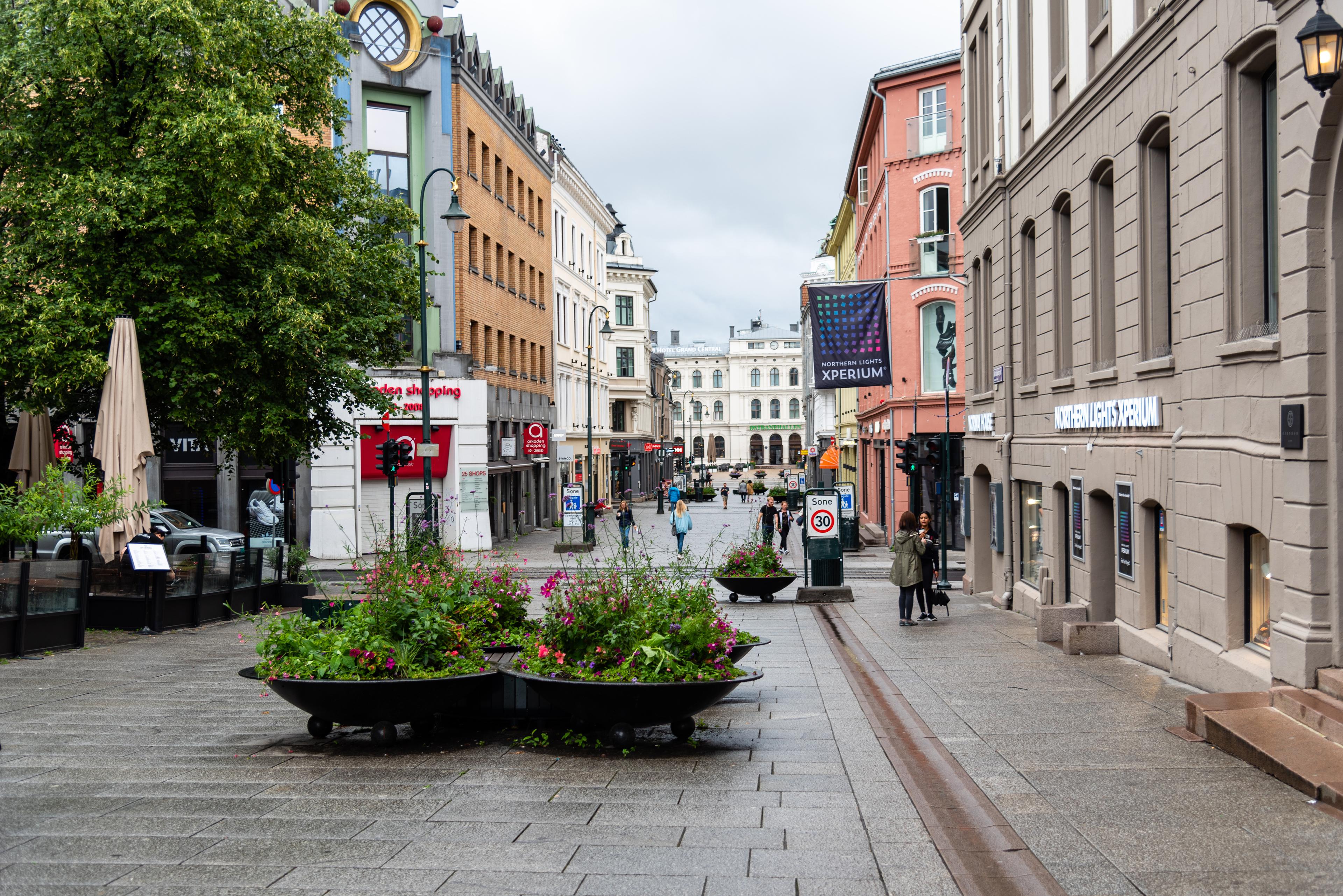 Gatene i Oslo sentrum