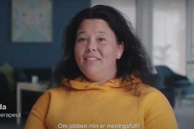 Linda jobber som miljøterapeut