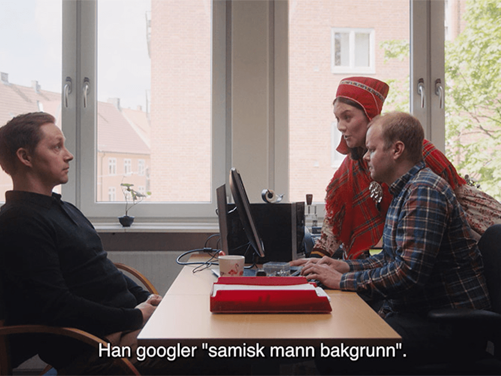 Googler samisk mann