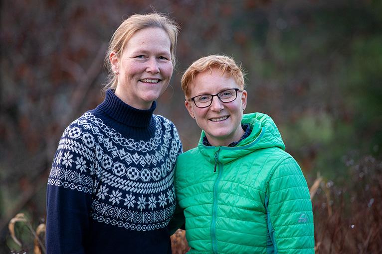 Hilde og Stine Marie